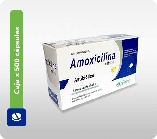Tesoro siga adelante animación Amoxicilina 500mg - Dismedin